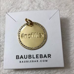 Baublebar bark tender pet tag “no filter”